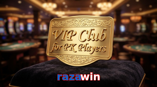 Main screen of Razawin vip page for PK players